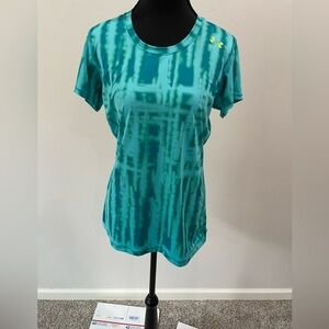 Under Armour Teal Fitted Shirt with HeatGear